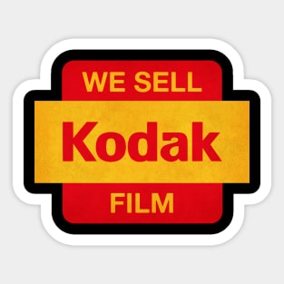 We Sell Kodak Film Sticker